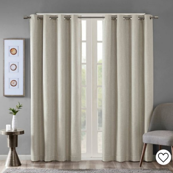 Rune Printed Heathered Blackout Panel - Picture 2 of 10